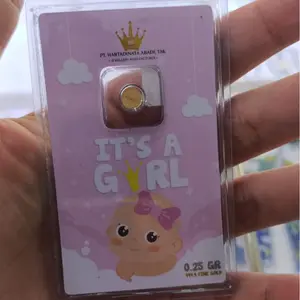 Pesanan mini gold 0.1 gr 24K