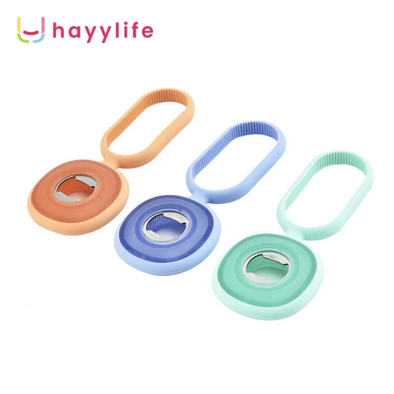 HAYYLIFE Alat Pembuka Tutup Botol Kaleng,  Minuman Soda/Bir  3 in 1 Bahan plastik Silikon Kitchenware Merah HL-ABA969 1