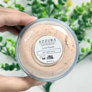 AZZURA Loose Powder Diamond Bright SPF 22 PA+++ Flawless Blur, Soft Coverage, Poreless Perfection