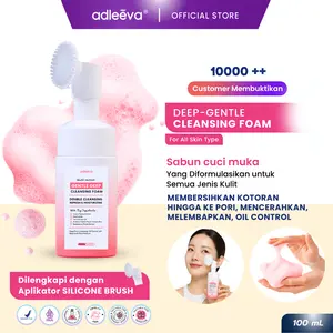 ADLEEVA Gentle Deep Cleansing Foam (Sabun pembersih wajah untuk semua jenis kulit)