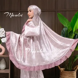 Mukena Daniya Armany Jaguar Silk 2in1 Renda Mewah Cantik