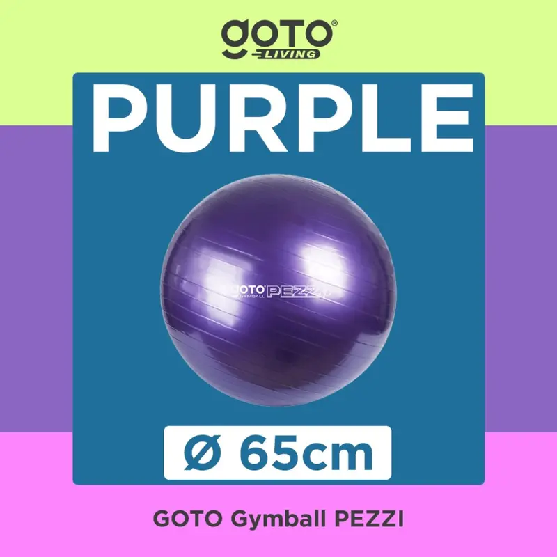 Goto [COD] Pezzi Gym Ball Bola Yoga Ibu Hamil Senam Olahraga Pilates Fitness 7
