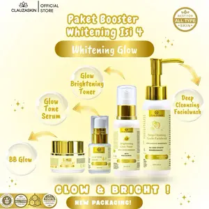 Paket Whitening Booster Skincare Mencerahkan Melembabkan Whitening Glowing