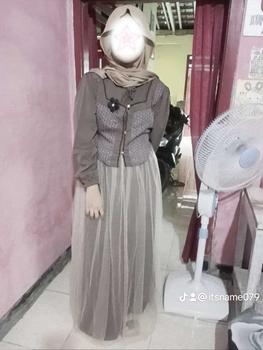 Product Review of Ayucitra gamis bianca fashion muslim dress wanita kekinian terbaru  panjang remaja kondangan mewah gaun from M**. 1