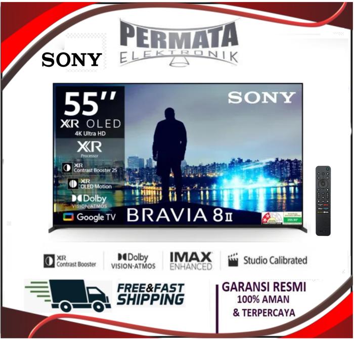Gambar SONY BRAVIA 8 II K-55XR80M2 QD-OLED 4K UHD HDR Smart Google TV 55 Inch | K 55XR80M2 / XR80 / XR80M2 dari Permata Electronik_NEW Kota Administrasi Jakarta Pusat Tokopedia