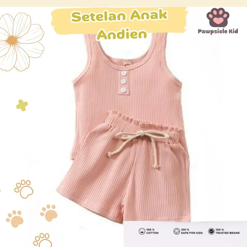PAKET ( ISI 3 STEL ) SETELAN SINGLET ANAK Baju Celana 1