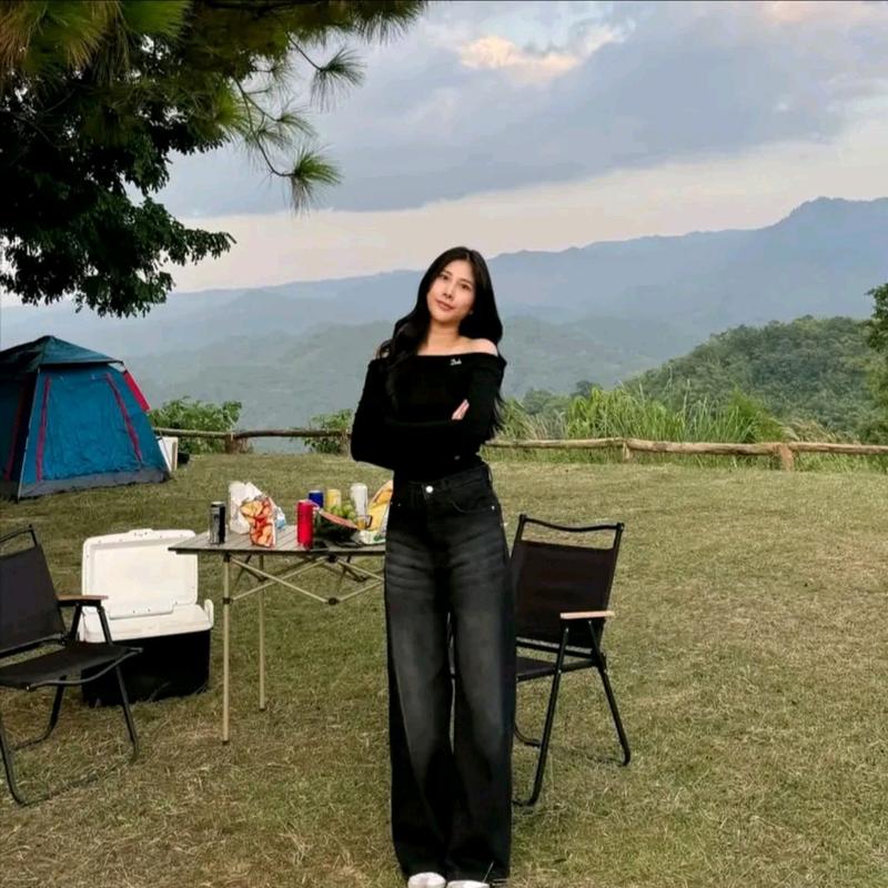 CELANA BAGGY JEANS SKENA CELANA JEANS BAGGY CEWEK WIDE LEG JEANS HITAM PANJANG SANTAI WANITA 1