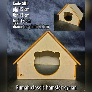 SR1 Rumah hamster syrian model classic, rumah hamster jumbo, rumah hamster dewasa, rumah hamster syrian, rumah hamster lucu, rumah hamster imut