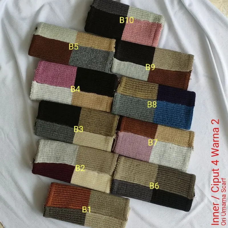 Ciput Umama Scrarf Inner Rajut 4 Warna - Ciput Dewasa Daleman Jilbab Kerudung 2