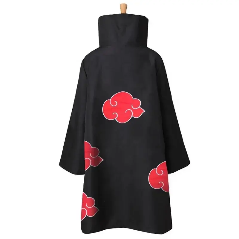 Jubah AKATSUKI Kostum Cosplay Anime NARUTO Shippuden Ninja Hokage 3