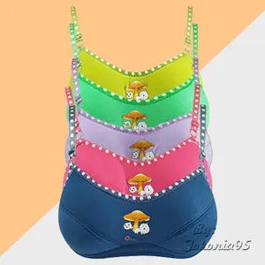 Bh Anak Remaja 32-36 Multiwarna Bra Jamur Bahan Katun Nyaman Tidak Iritasi Fashion Lingkar Dada 55-62 cm Miniset