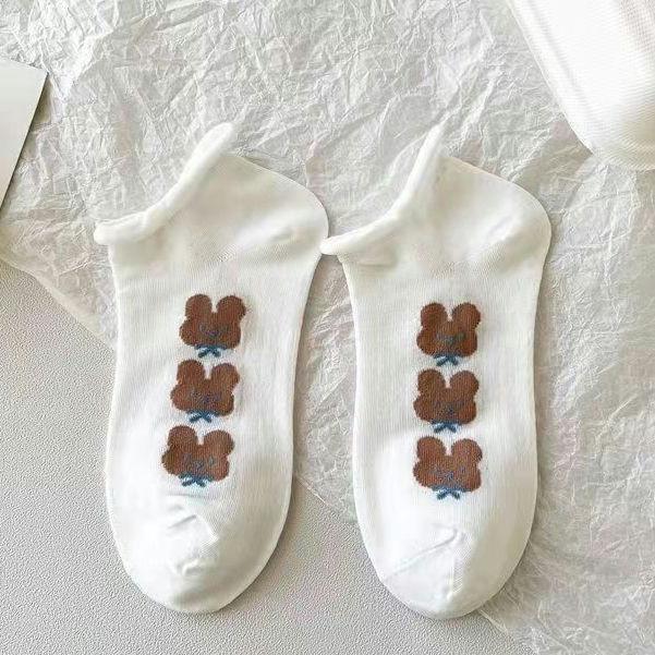 Kaos Kaki Ankle Dewasa Short Socks Unisex Kaus Kaki Semata Kaki Cod 9077 - Pendek, Wanita 2