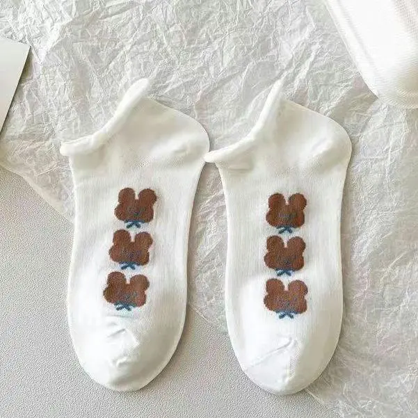 Kaos Kaki Ankle Dewasa Short Socks Unisex Kaus Kaki Semata Kaki Cod 9077 - Pendek, Wanita 2