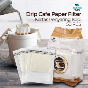 One Two Cups Kertas Penyaring Kopi Drip Cafe Paper Filter 50PCS - T111