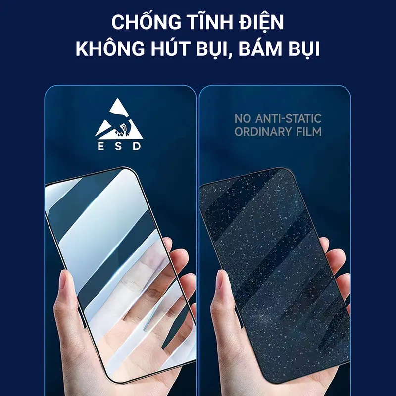 (KHÔNG VIỀN ĐEN) Combo 2 kính cường lực iphone không viền đen, Cường lực kinhkong siêu trong suốt phủ nano chống nước chống xước màn hình, Cường lực iphone chống bám vân tay thiết kế chống bụi màng loa, Tặng ốp chống sốc và mèo thần tài-cuongluc kinhkong 6