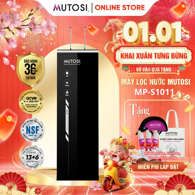 Máy Lọc Nước Nóng - Lạnh - Nguội Hydrogen 10 Lõi Mutosi MP-S1011 - Bảo Vệ Sức Khỏe Gia Đình Nước Khỏe Chuẩn Nhật Lắp Đặt Miễn Phí Toàn Quốc Bảo Hành 36 Tháng