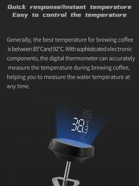 Gambar MHW-3BOMBER Barista Coffee Digital Thermometer With Clip High Precision Alat pengukur suhu air Panas akurat 0.1 termometer kopi digital dapur bbq baking masak kitchen electric thermometer premium berkualitas Stainless steel 304 MHW 3 BOMBER dari Trosten Kab. Tangerang 5 Tokopedia