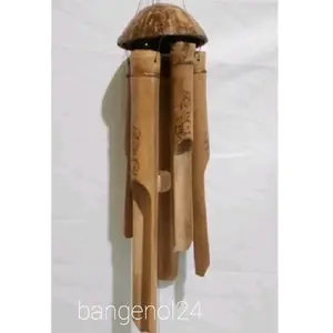 Lonceng Angin Bambu,dekorasi gantung Bell Angin 30 cm - Cocok Sebagai Hiasan Rumah dan Taman