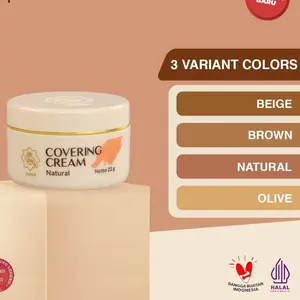 Viva Queen Covering Cream (WATERPROOF) - 22gr (Tersedia 4 Varian Warna)