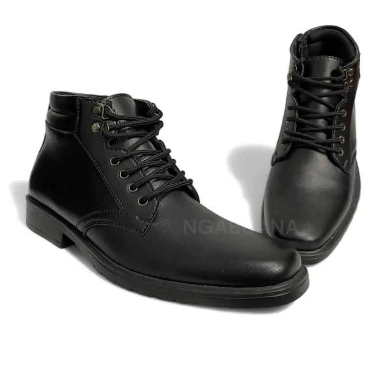 Sepatu formal pria pdh dinas pantofel tali plus resleting 1