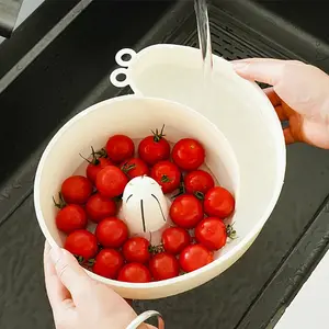 Snail Drain Basket Detachable Kitchen Fruit Plate Fruit Washing Basket Food Grade Food Filter Basket For Noodle Draining Fruit