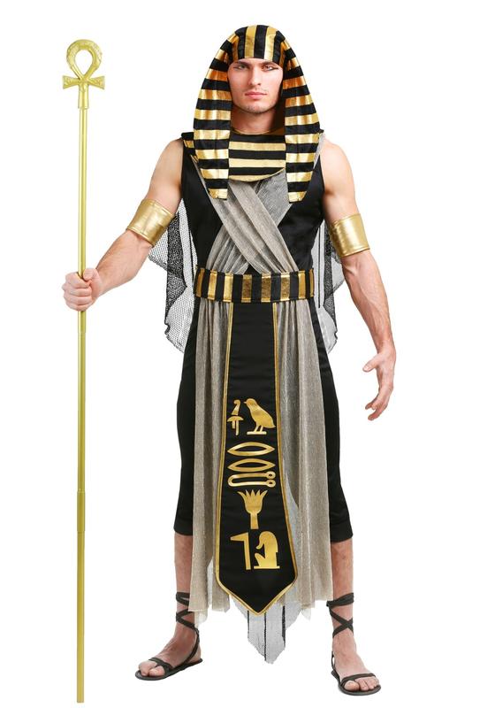 Product Introduction of Halloween Adult Men's and Women's Cosplay Clothing Egyptian Pharaoh Cleopatra Folk Costume Greek Goddess Prince Performance Wear 2