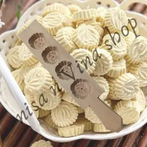 cetakan kue satu / cetakan kue satu kacang hijau Kayu Buah Kitchenware plastik warna