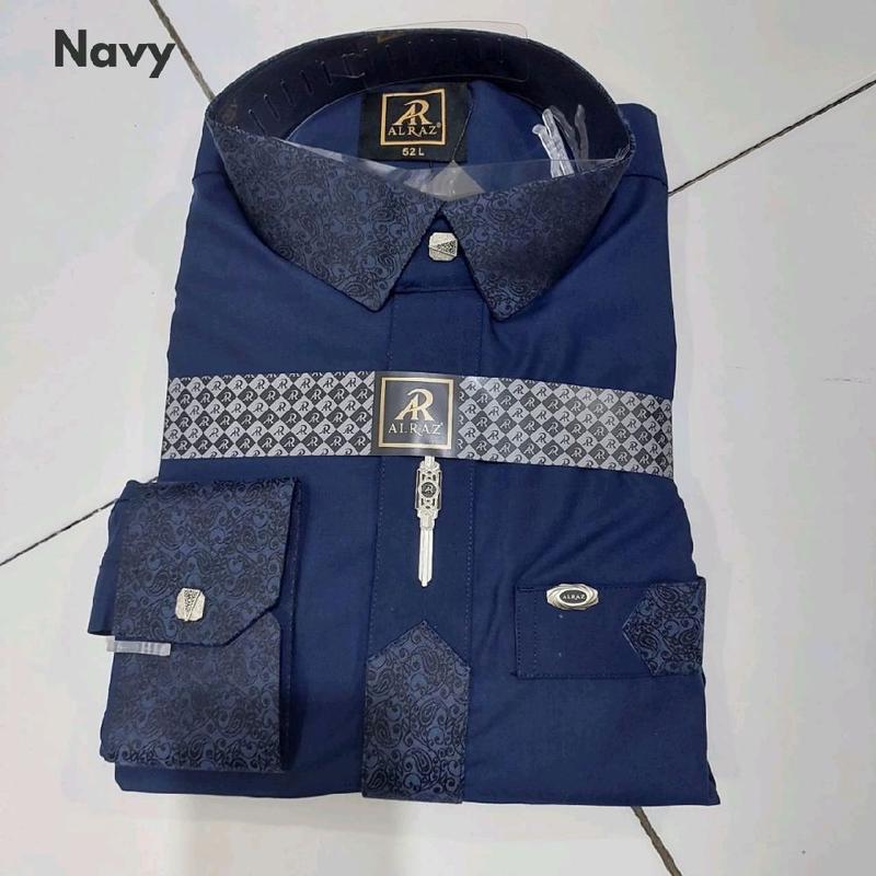 Alraz Jubah Dewasa FAHMI Bahan Katun Premium Lengan Panjang Manset 5