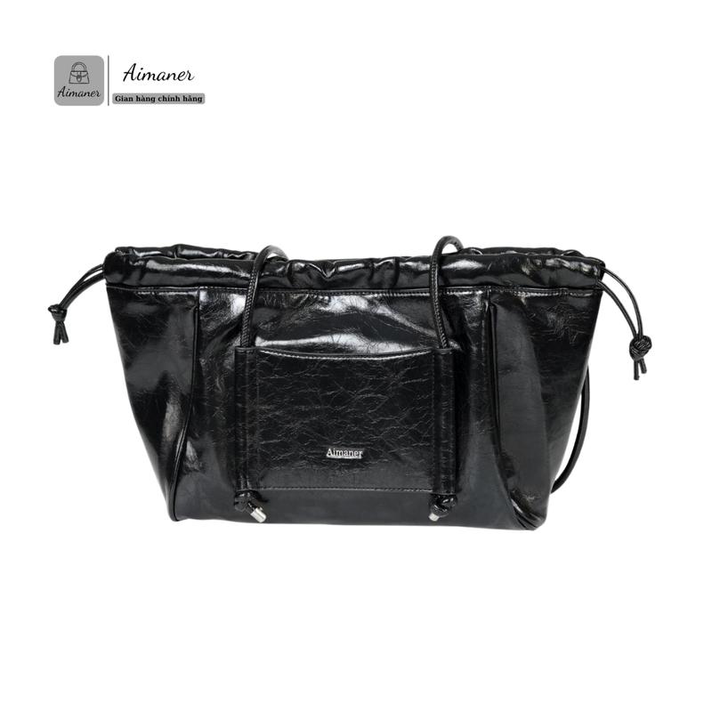   Tặng chamr  Túi Tote Nữ Da PU Cao Cấp Đi Chơi Đi Học Phong Cách Thời Trang Trẻ Trung – Aimaner CM5302 + chamr gỗ 