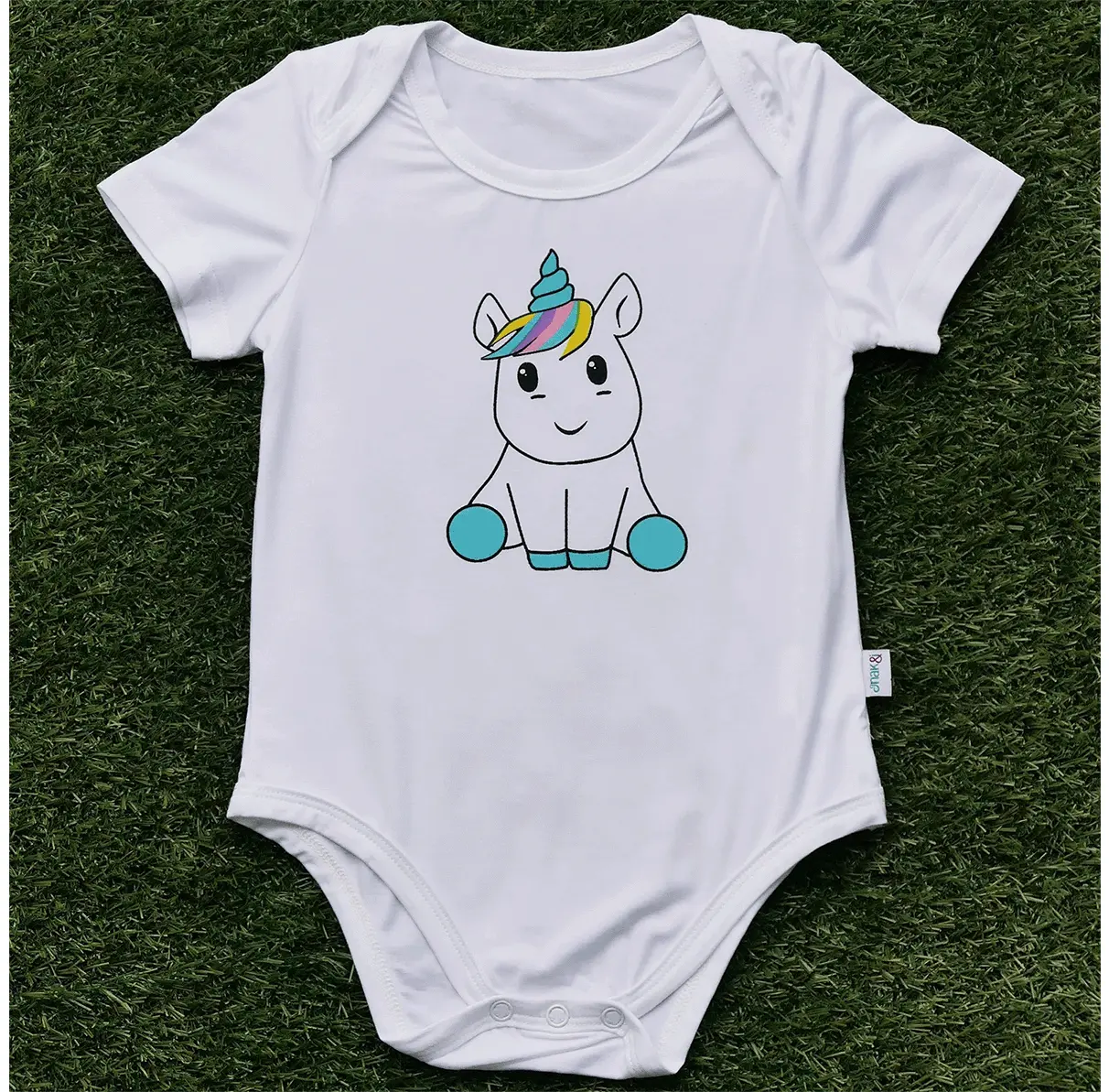 [Anak & I] Aden Unicorn Bamboo Onesie