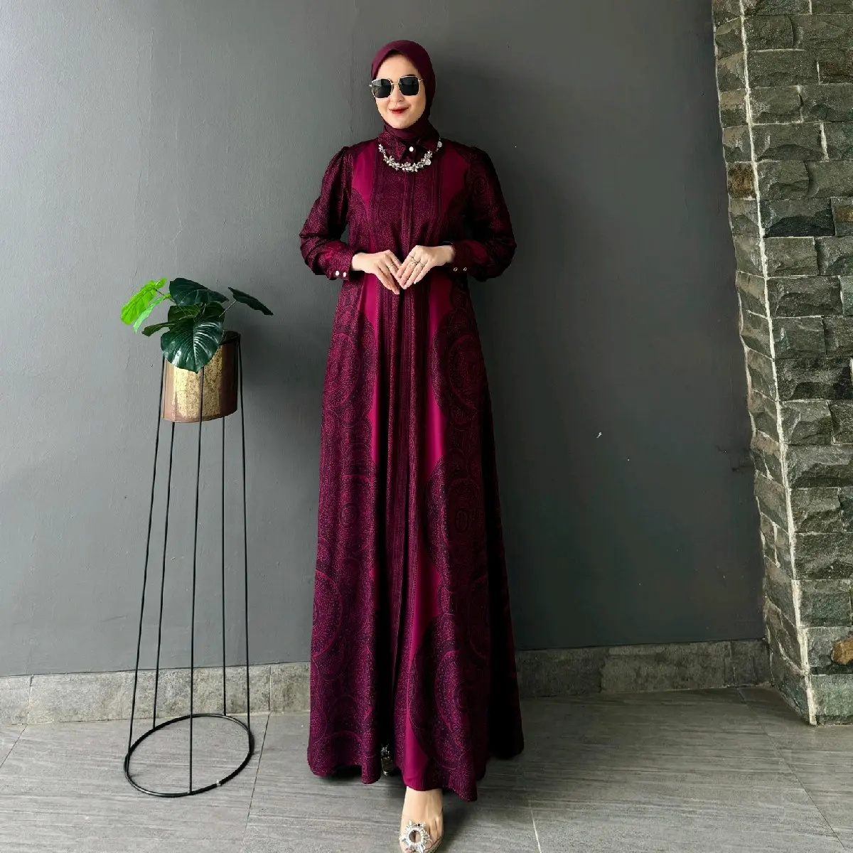 Azzani Dress By Jelita Cantik Elegant Manis Nyaman