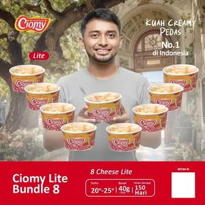 CIOMY - Beli 8 Lebih Hemat Cuanki Kuah Keju Creamy Cup Lite Halal & sudah BPOM
