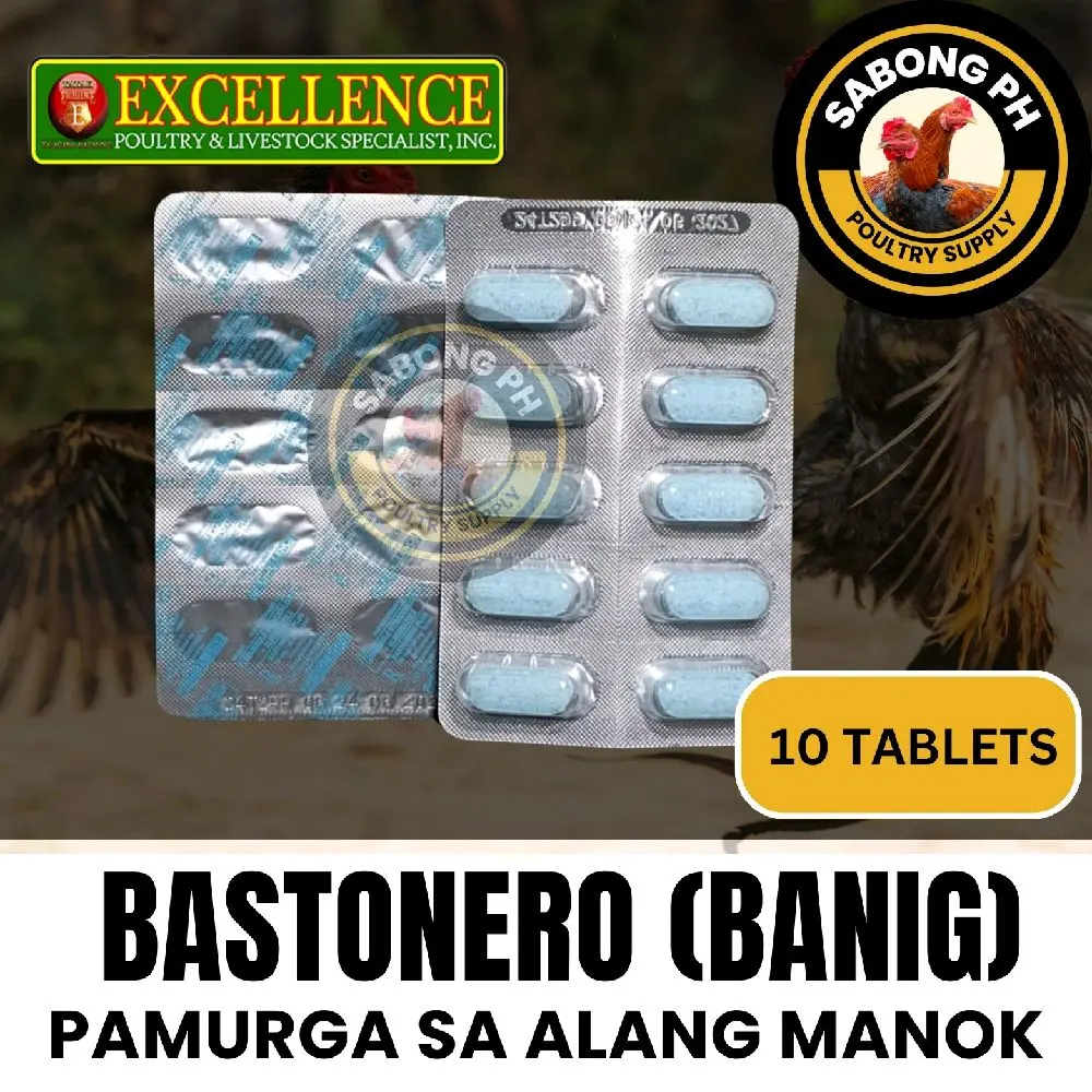 BASTONERO 10 TABLETS (SOLD PER BANIG)
