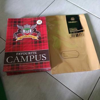 Product Review of Harga Grosir (1packs/20Lbr ) Sampul Buku Coklat SAMSON Dan Plastik Mika BOXY UK Buku Campus from t**2 0