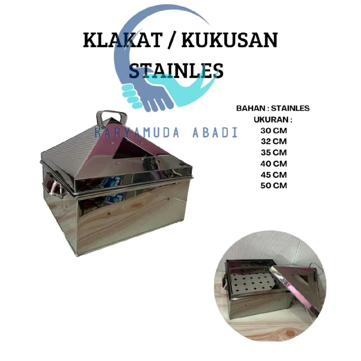KUKUSAN 30 35 KUE /KLAKAT STAINLES PREMIUM