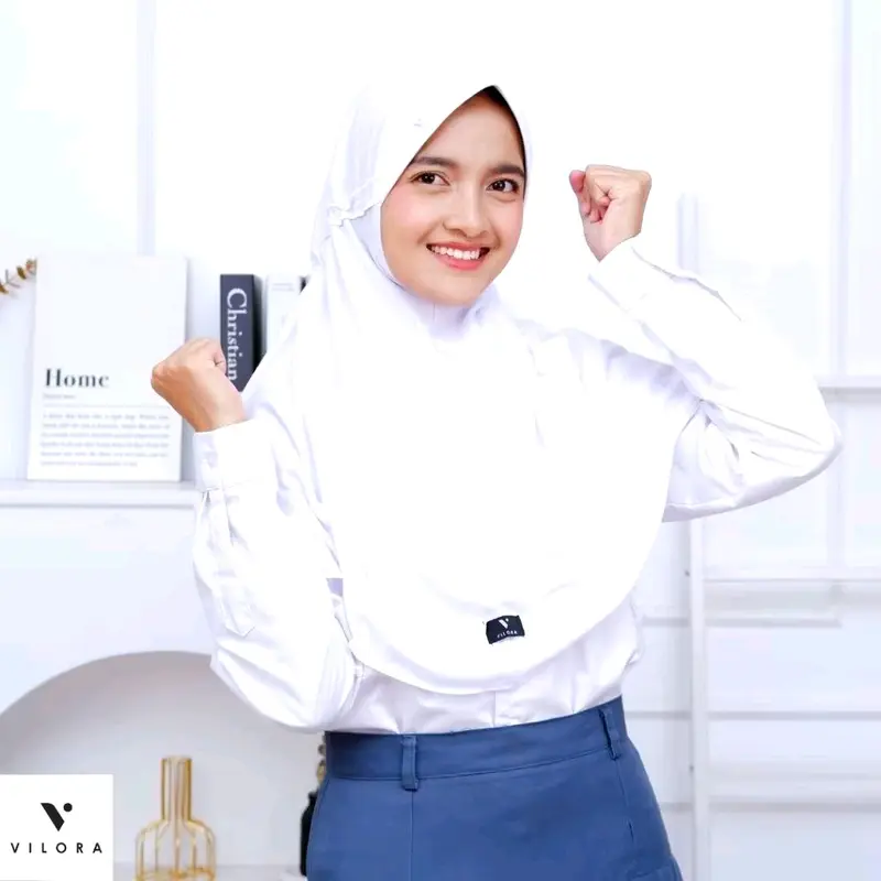 JILBAB SEKOLAH > (SD-SMA) >HIJAB INSTAN JERSEY PREMIUM QUALITY 1