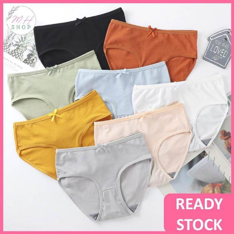 Celana Dalam Wanita Polos CD Wanita Premium Quality Halus Bahan Katun Grosir Waist Motif High Cewek 1