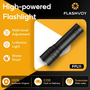 【24H Ship/COD】Flashboy L11 Senter LED Emergency Pengisian daya USB 3 Mode Portabel SOS Camping Lamp Lampu