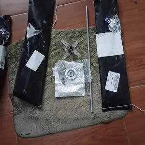 Paket Lengkap Pisau Cacah Rumput Modifikasi Bor 4 Mata Pisau Poros 50cm Plus Bearing Dudukan Alat Pembuat Pakan Ternak Ayam Gilingan Sayur Sisa Makanan Cepat Halus Rata