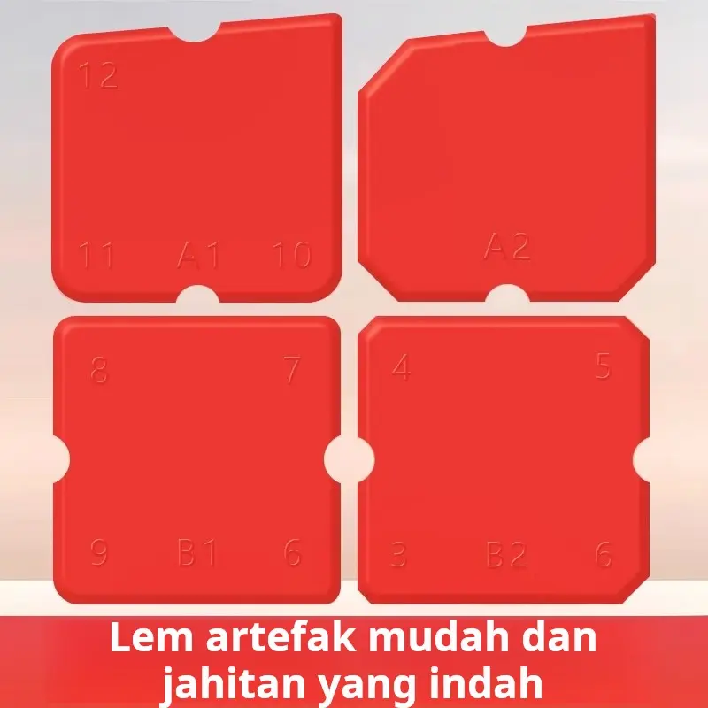 Set Pengikis Multifungsi Empat Buah untuk Perekat Kaca dan Silikon 1