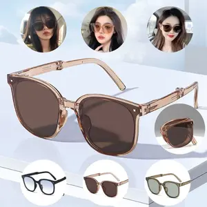 GS Kacamata Hitam Lipat Sunglasses Foldable Tabir Anti UV Ultraviolet Model Lipat Untuk Pria/Wanita Mengemudi Sunglasses K53
