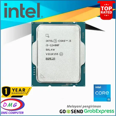 PROCESSOR INTEL CORE I5 12400F 4.40 GHz TRAY SOCKET 1700