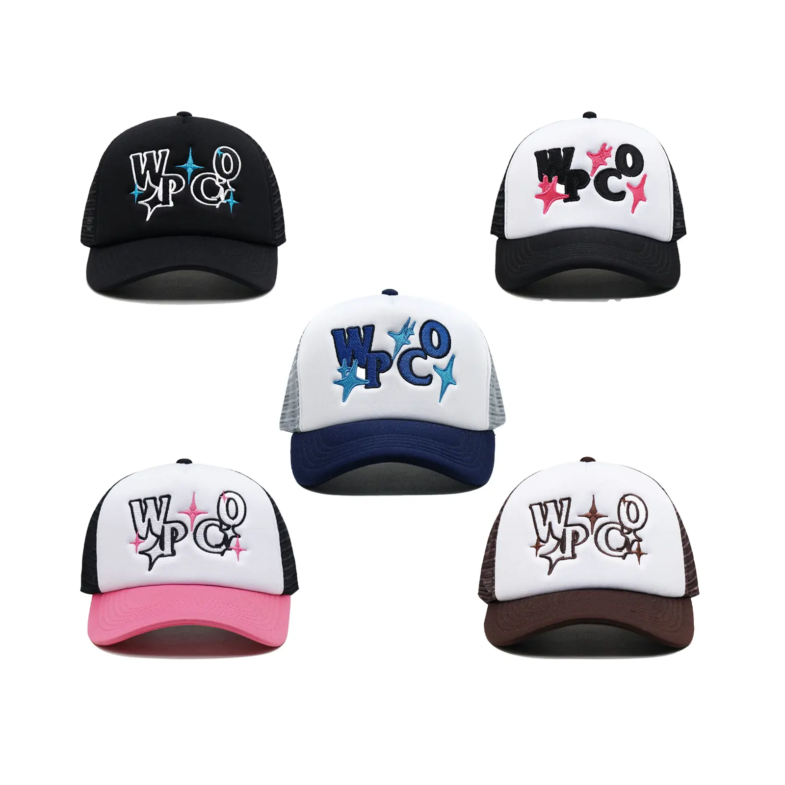 WRPLN Trucker Hat Pure / topi jaring /topi bunga / topi pria dan wanita