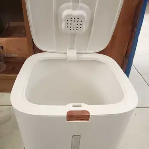 [GARANSI PECAH] ANGOLA Dispenser Beras/Tempat Beras Serbaguna E03/E04/E24 Tempat Wadah Penyimpanan Makanan/Beras Beras/Rice Bucket/Biji-Bijian/Tepung Rice