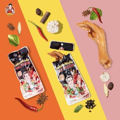 [10.10 CX10] Combo 10 Chân Gà Có Xương Ăn Liền VA FOODS Hàng Việt Ăn Vặt Siêu Ngon - Túi 40gram Tê Cay