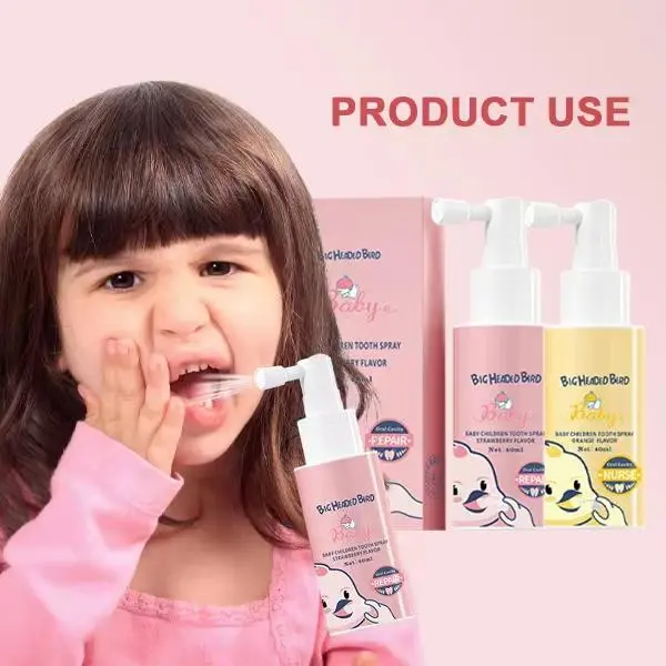 Baby Oral Spray Anti Cavity for Kid Baby Tooth Cleaning Toothache Spray for Kids 1-12 Year Old Probiotics Tooth Spray Children