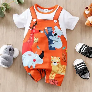 Romper Bayi Animal / Baju Kodok Bayi / Baju Anak Perempuan Laki-Laki Cotton Anak-Anak Newborn