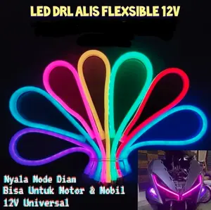 DRL FLEKSIBLE ELASTIS LAMPU ALIS PANJANG 30CM