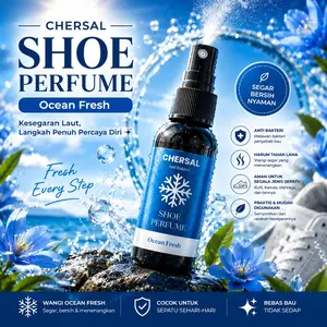 Parfum sepatu anti bau 60ml Menghilangkan bau di sepatu, Tas atau helm