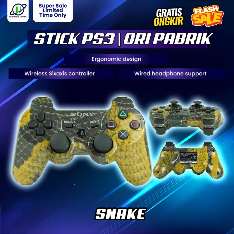STICK PS 3 PS3 / DS3 WIRELES CONTROLER PS3 MOTIF Controller 6